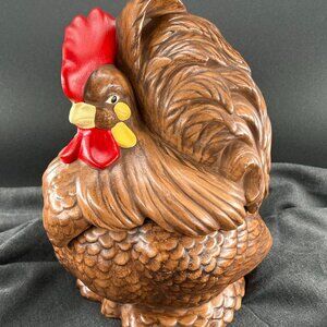 Vintage Rooster Cookie Jar